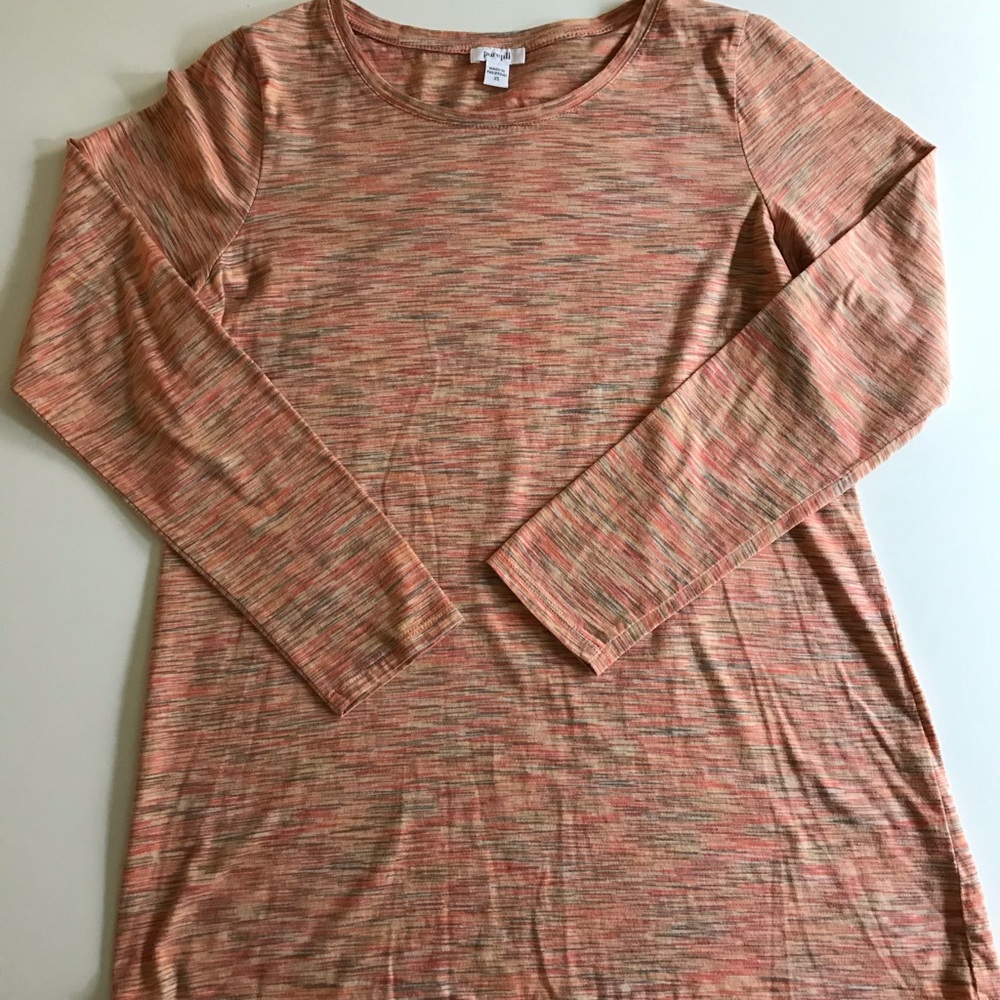 Like New J Jill Tunic Long Sleeves Tee Shirt